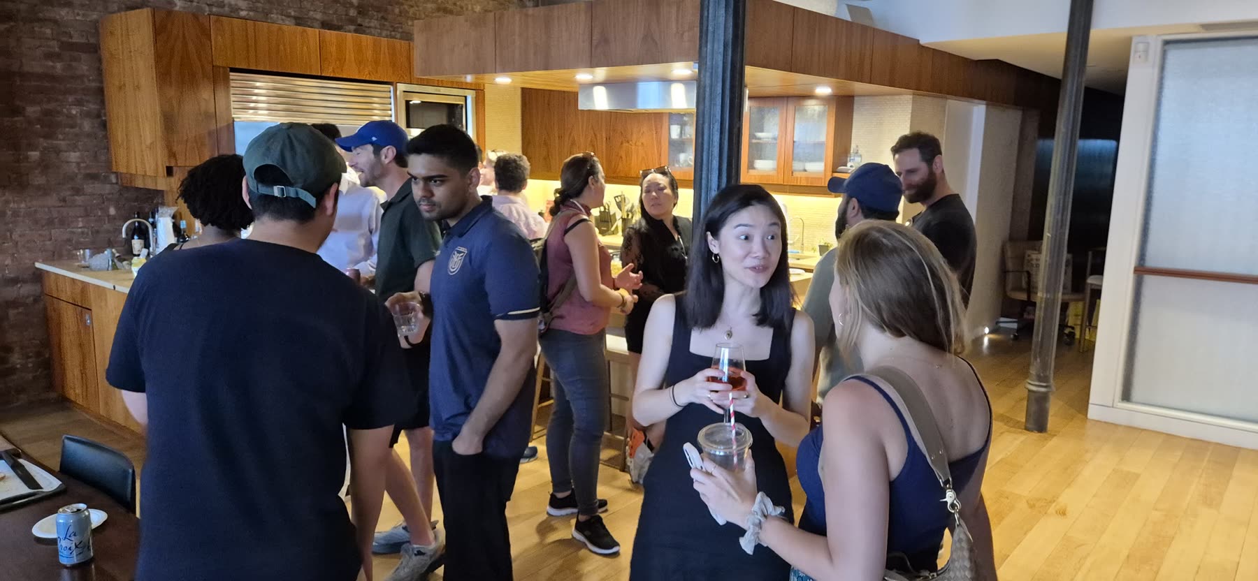 Drinks in the kitchen