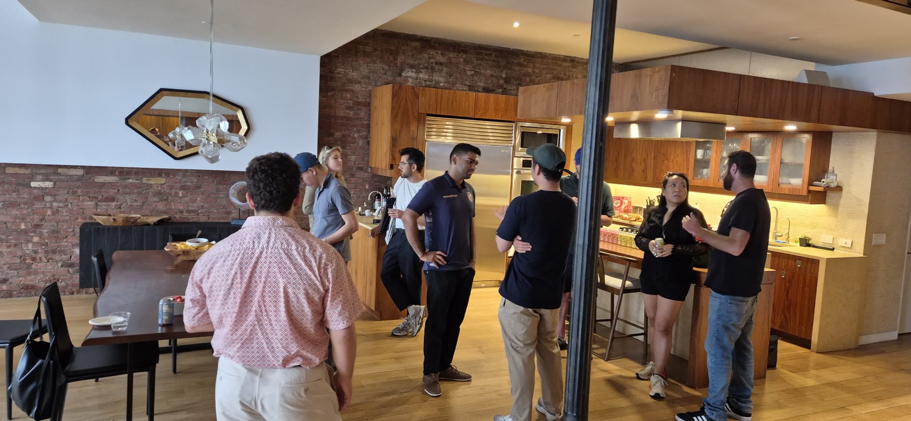 The kitchen at the loft