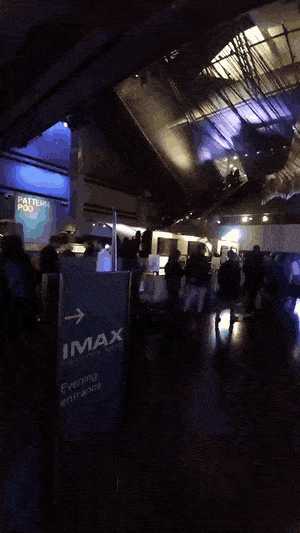 The queue for the IMAX