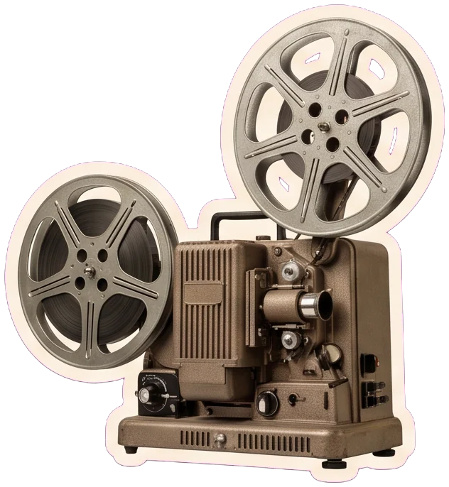 A film projector