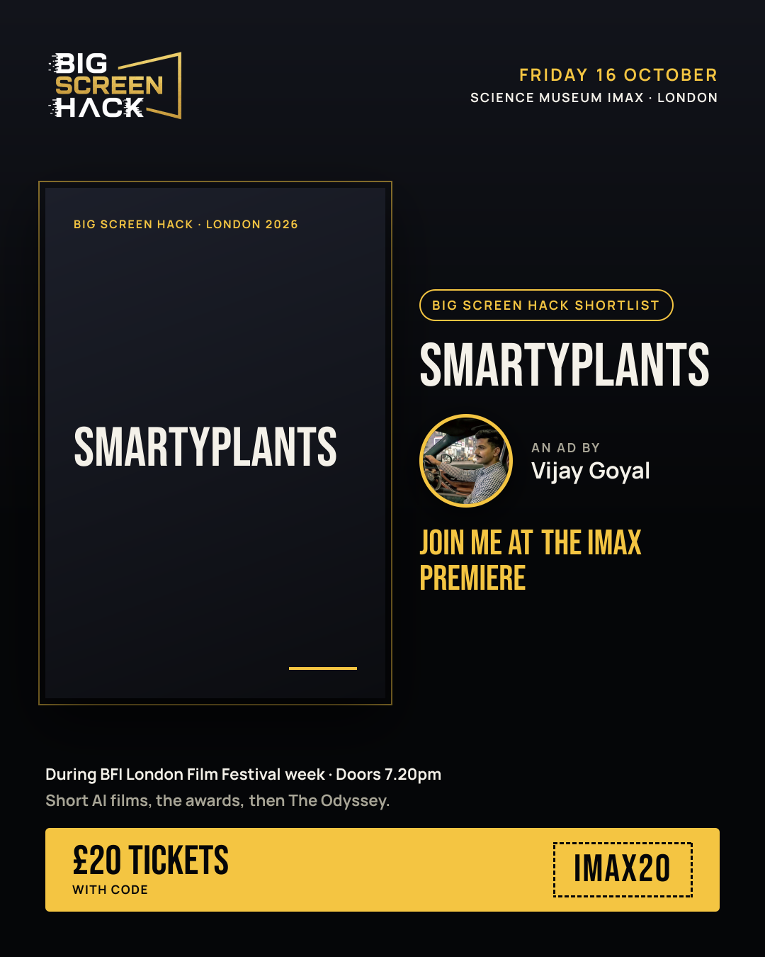 Poster for SmartyPlants by Vijay Goyal