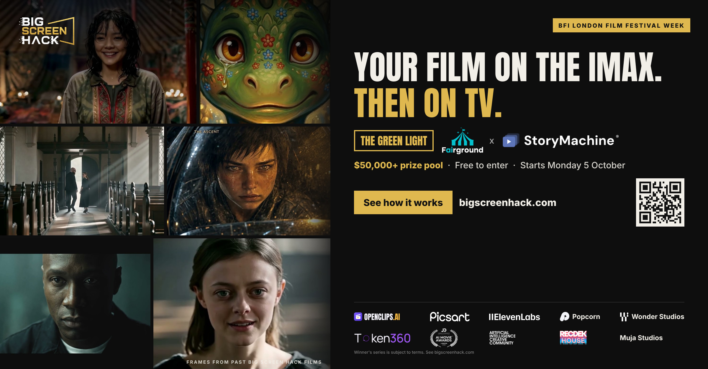 Your film on the IMAX, LinkedIn and X