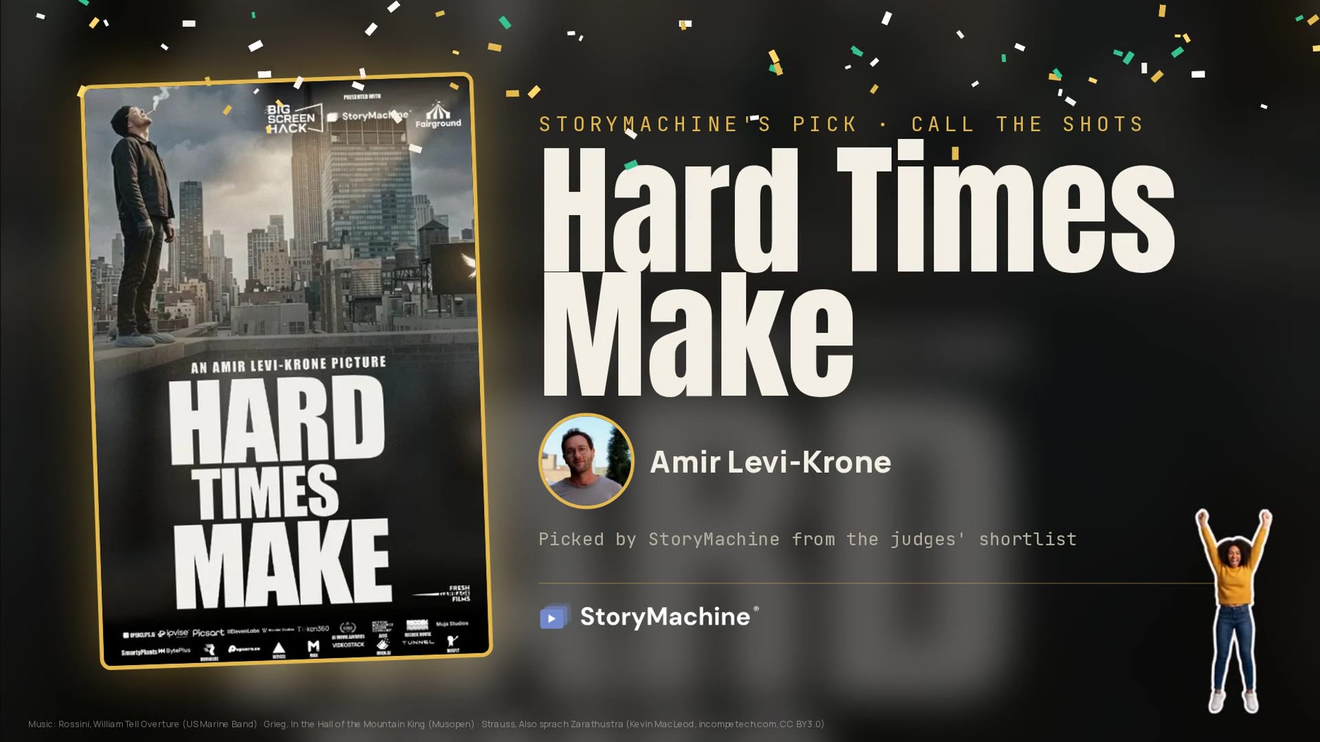 Hard Times Make by Amir Levi-Krone, winner of Call the Shots · StoryMachine